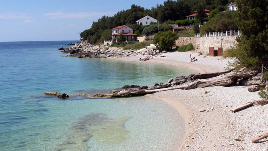 Paseo hacia Skalinada, Croacia