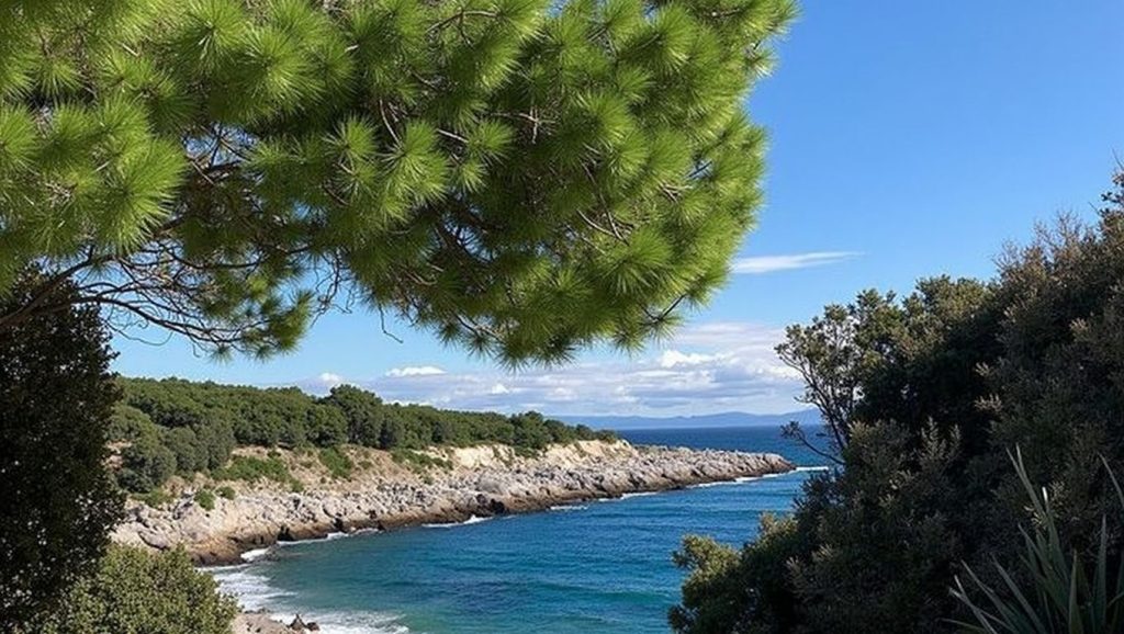 Playa Školjić en Općina Vir, Croacia