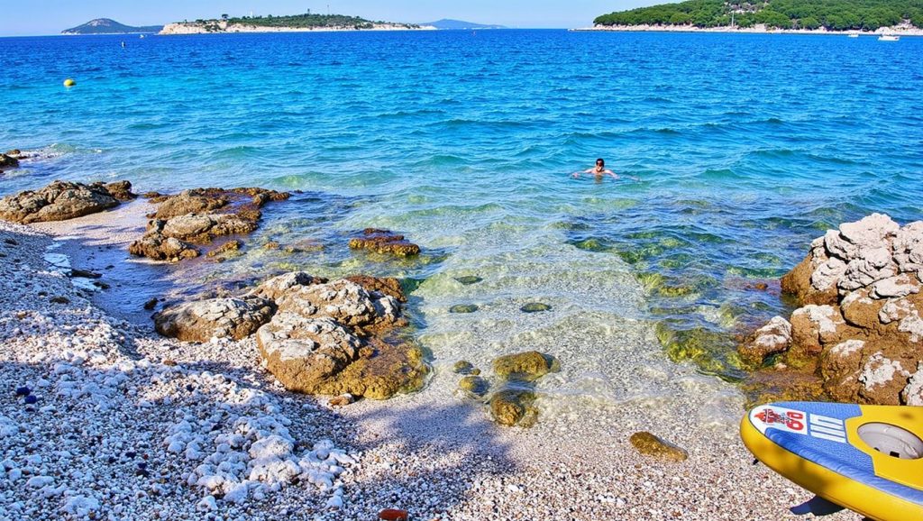 Costa de Općina Vir desde Školjić, Croacia