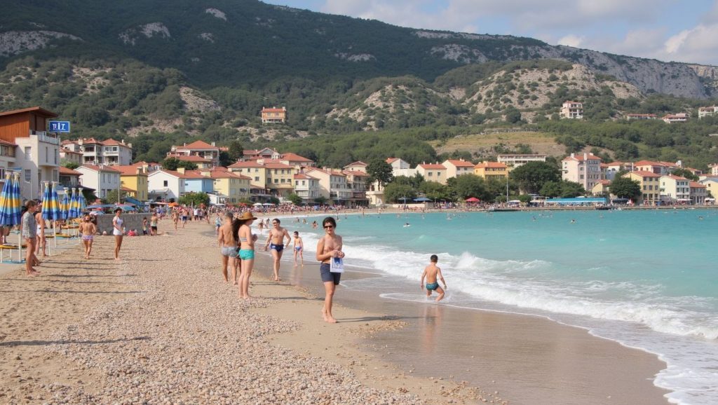 Skrila Sunny beach (Baška, Krk) — foto 4