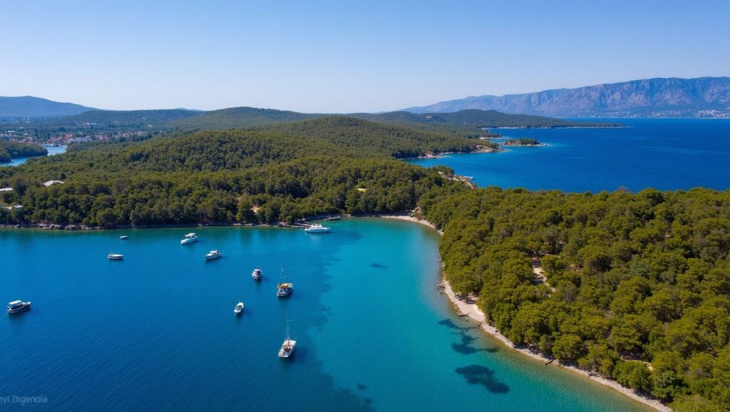 Paseo hacia Soline, Croacia