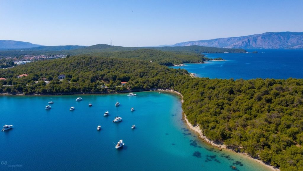 Paseo hacia Soline, Croacia