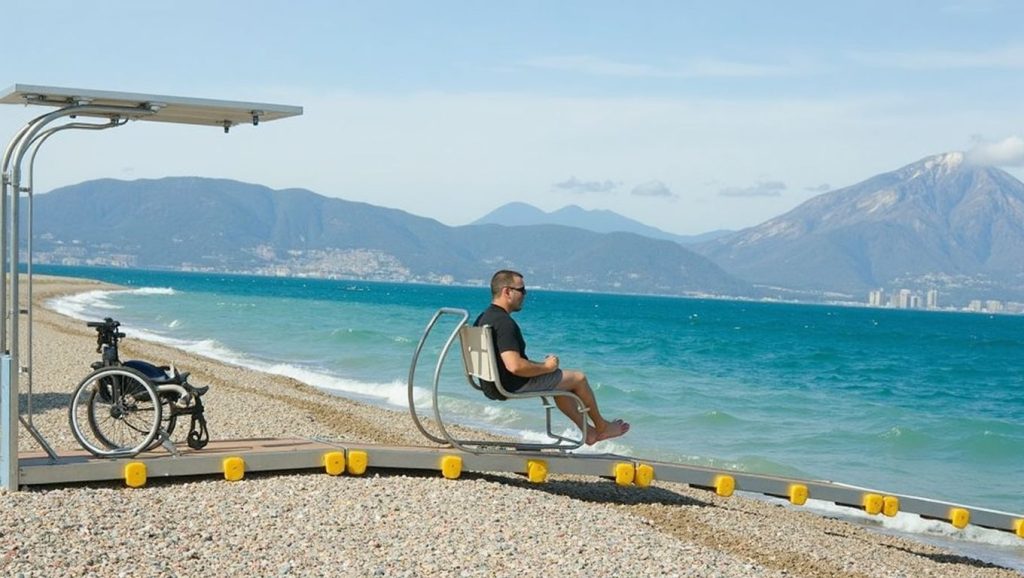 Costa de Montesilvano desde Spiaggia accessibile per disabili, Croacia
