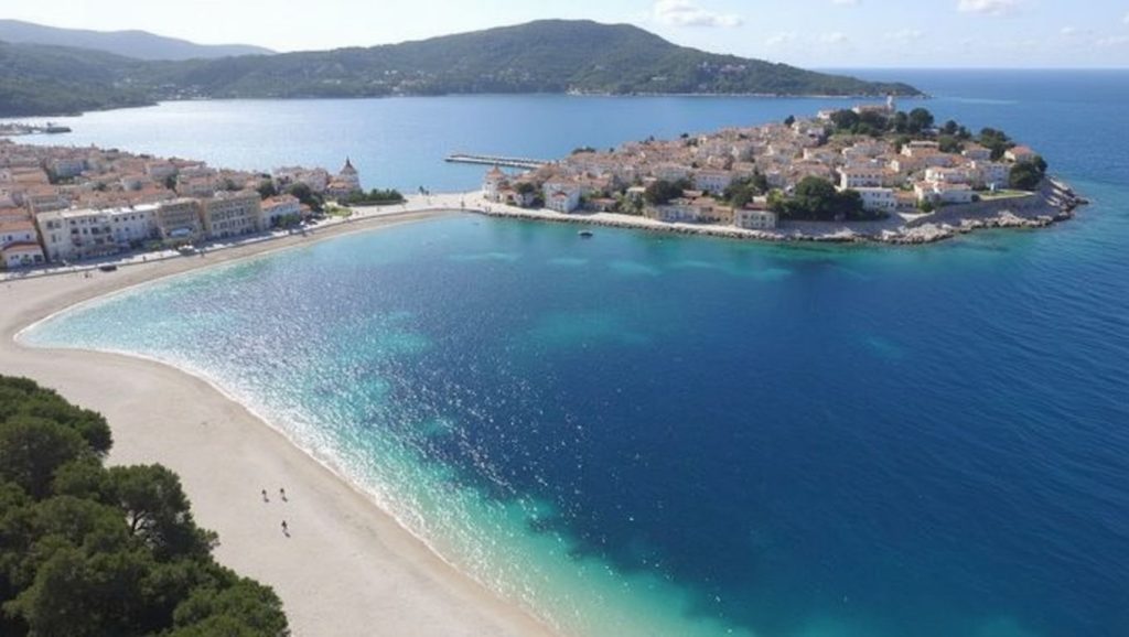 Panorámica de Spiaggia libera con cielo despejado, Montesilvano