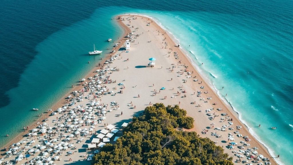 Línea de costa en Spiaggia libera, Pescara