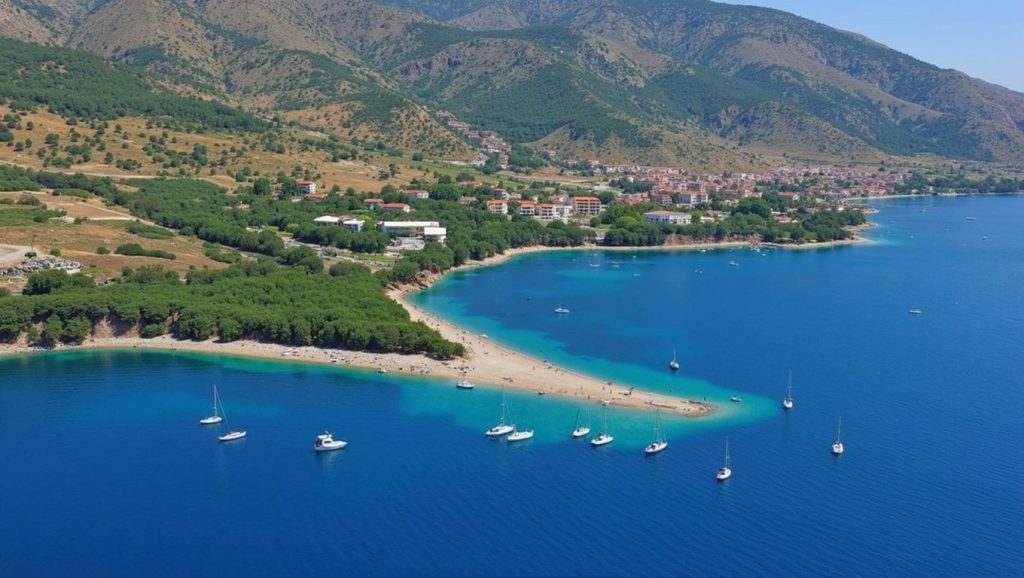 Vista del entorno de Spiaggia libera, Pescara, Croacia