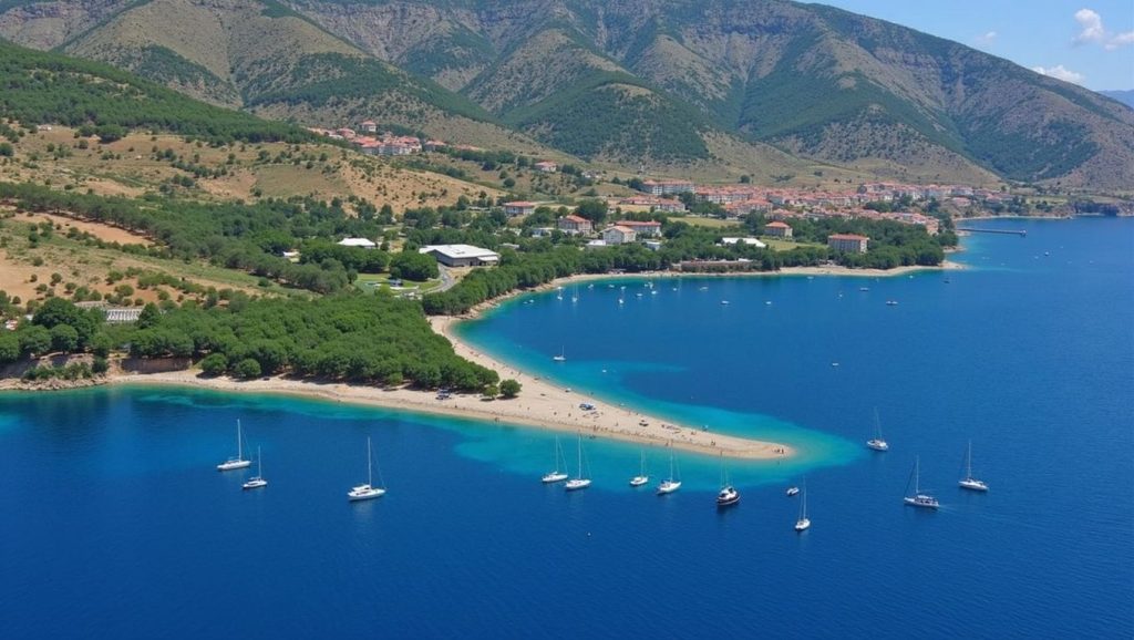 Vista del entorno de Spiaggia libera, Pescara, Croacia