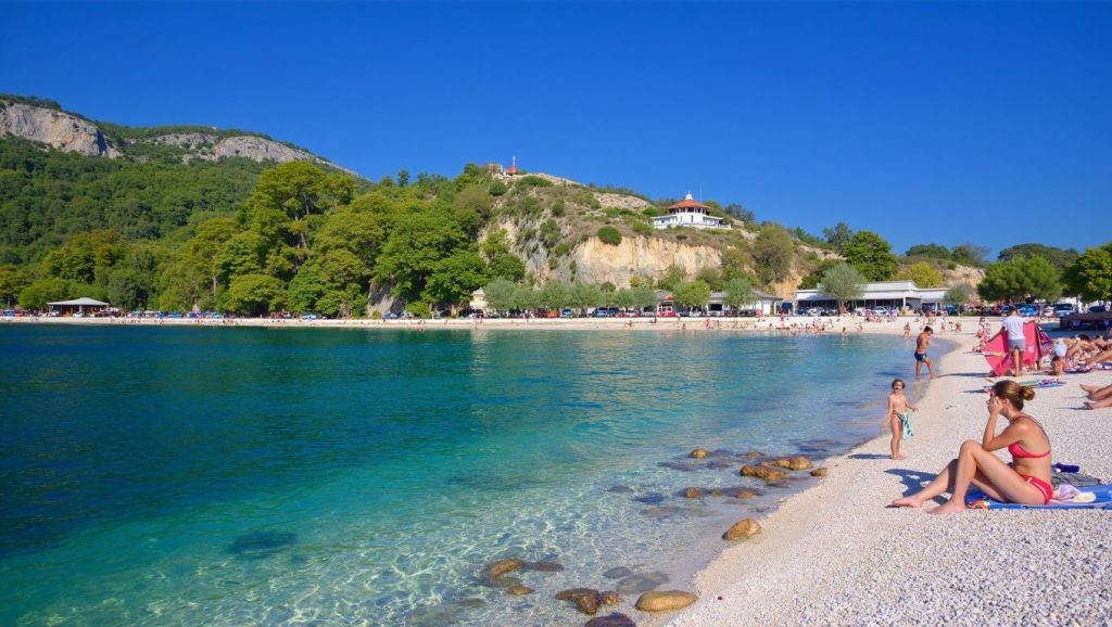 Textura de arena en Spiaggia libera, Montesilvano, Croacia