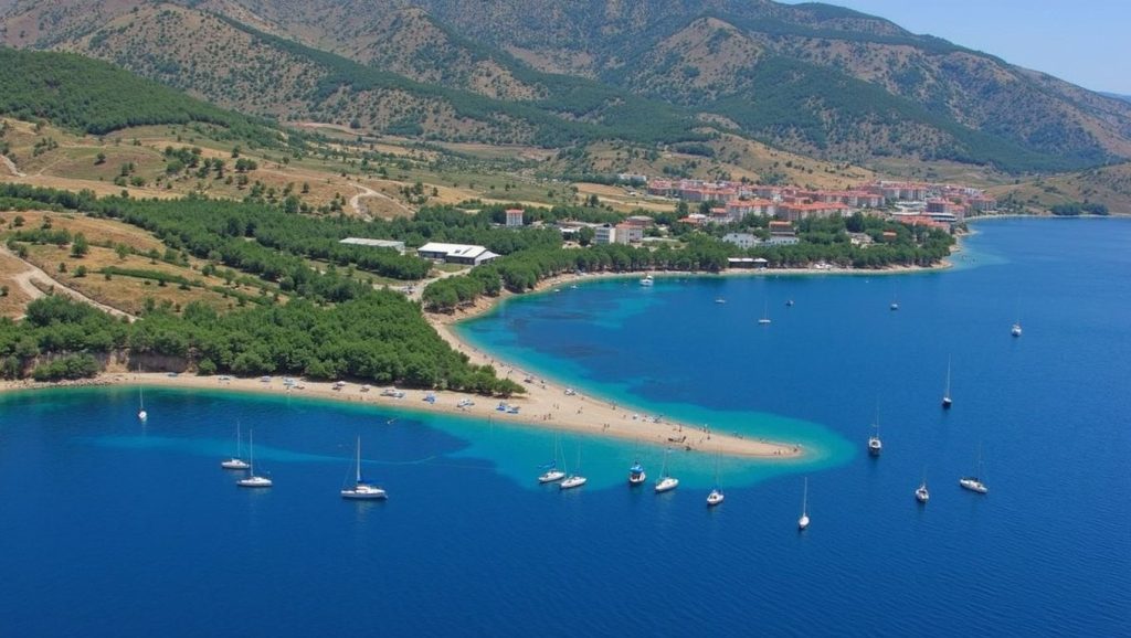 Vista del entorno de Spiaggia libera, Montesilvano, Croacia
