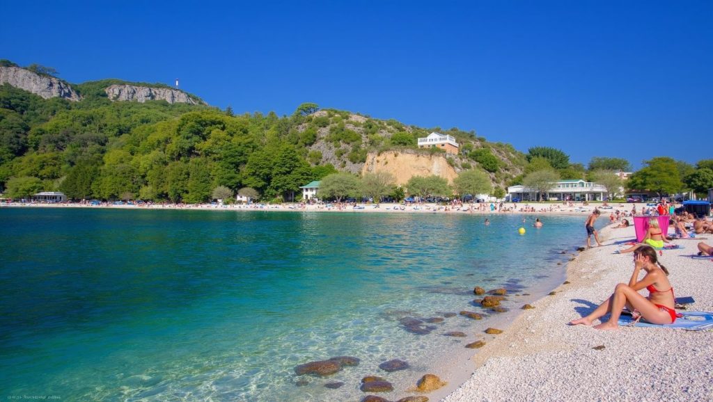 Paseo hacia Spiaggia Libera Tutti, Pescara
