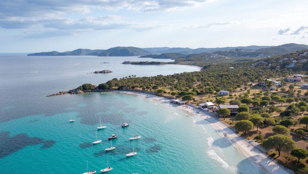 Camino de acceso a St Jean (Plage de San Giovanni), Porto-Vecchio, Córcega