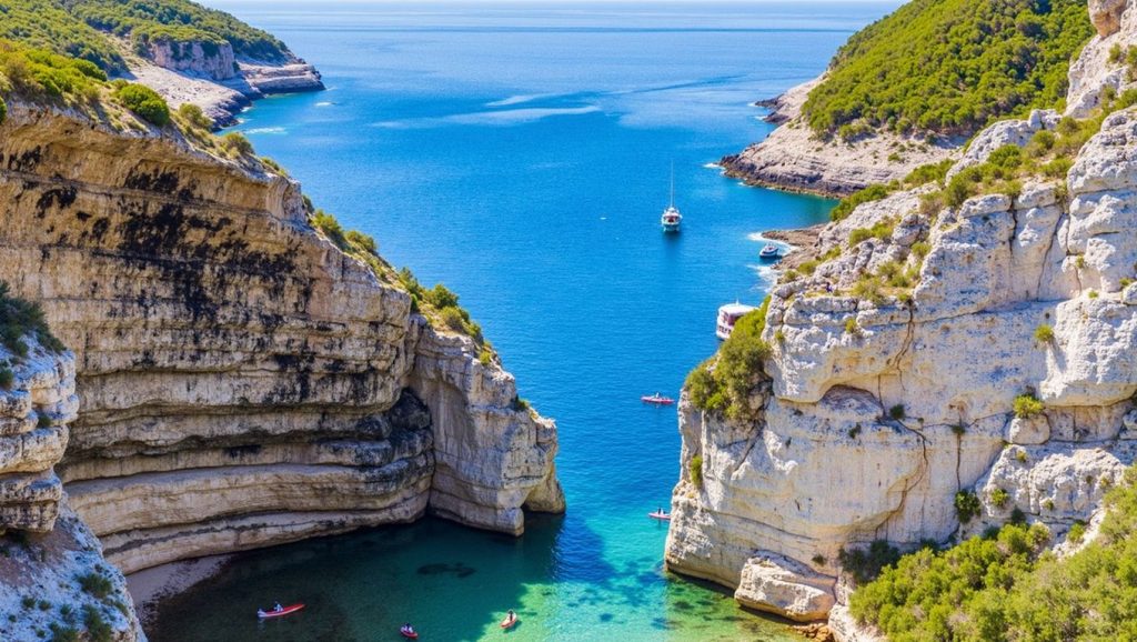 Costa de Grad Vis desde Stiniva, Vis