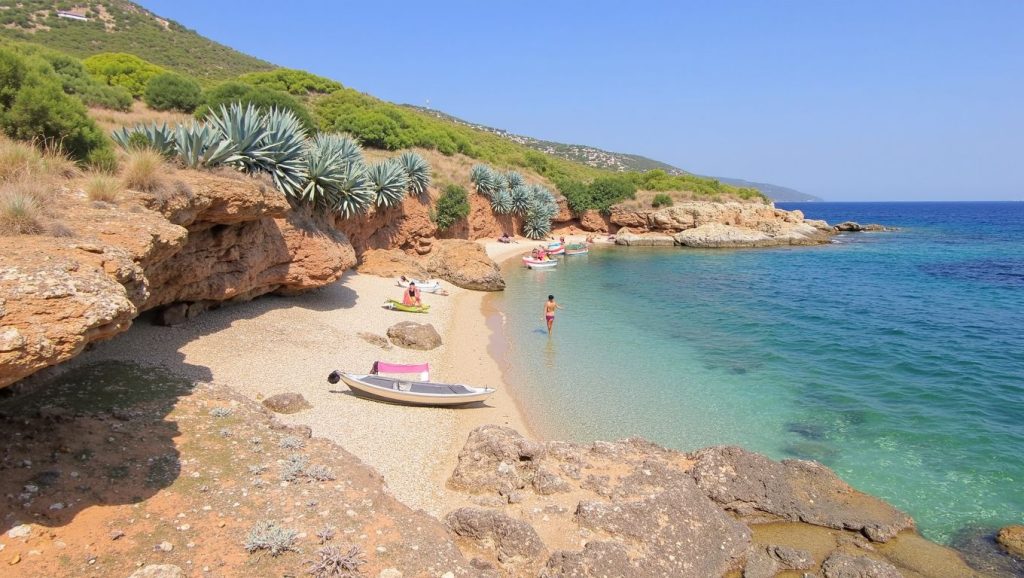 Línea de costa en Stončica, Grad Vis