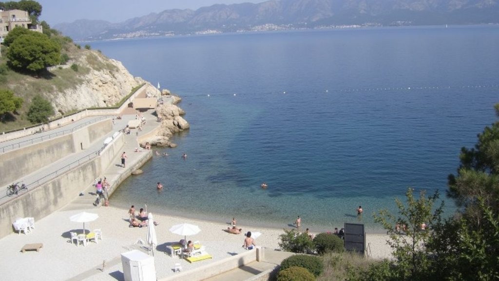 Surbova beach, Sunset beach (Baška, Krk) — foto 2