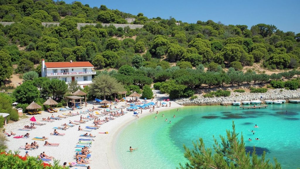 Paseo hacia Sv. Petar Svjetionik, Makarska