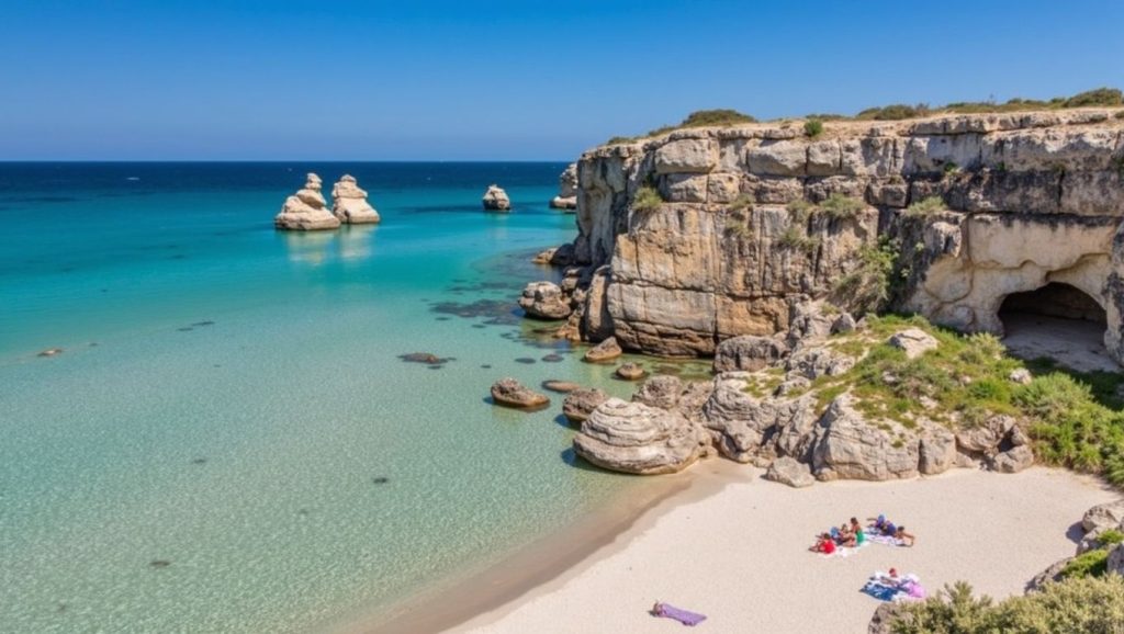 Playa Spiaggia di Torricella Marina en Torricella, Puglia