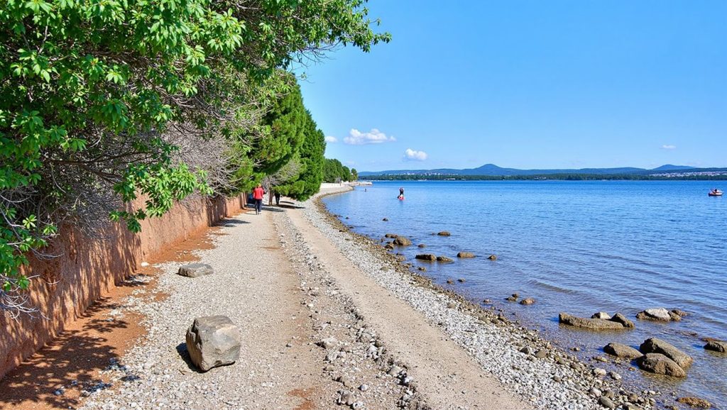 Costa de Croacia desde Tratica, Croacia