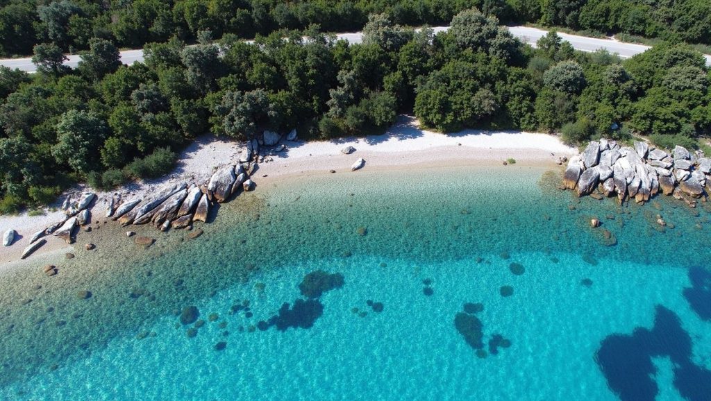 Camino de acceso a Tri žala, Grad Korčula, Korčula