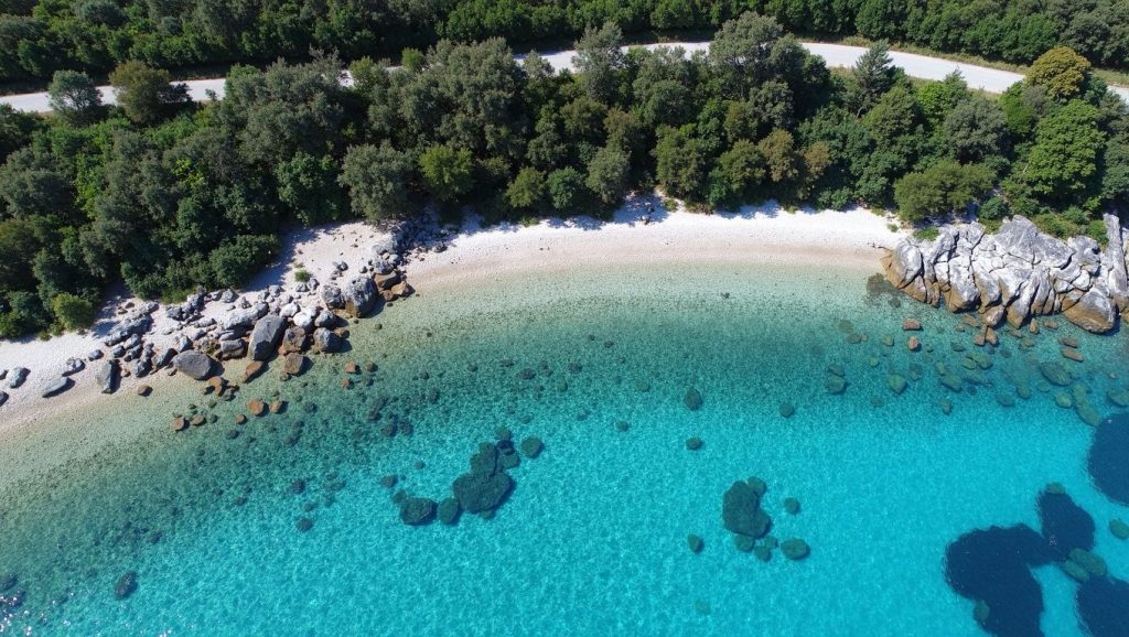 Camino de acceso a Tri žala, Grad Korčula, Korčula