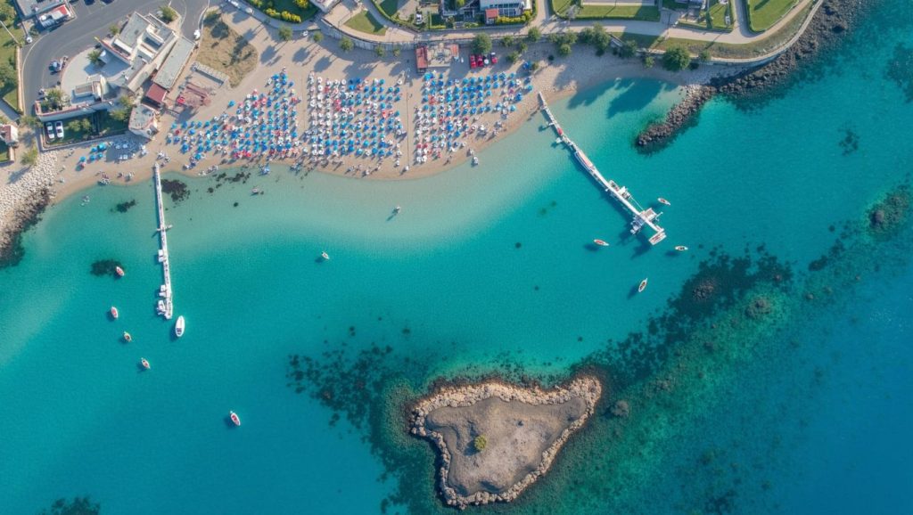 Orilla tranquila de Trinity Beach | Agia Triada Beach, playa de ?