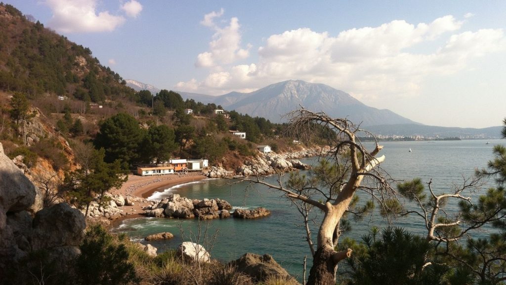 Entorno de Trsteno beach, Tivat, Montenegro