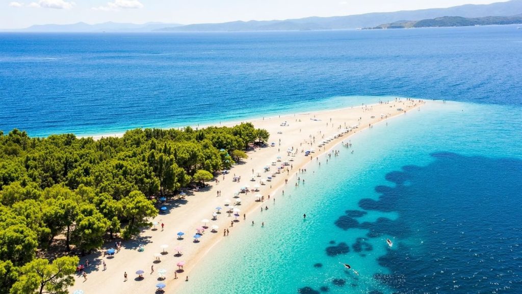 Camino de acceso a Uvala Bočići, Croacia, Croacia