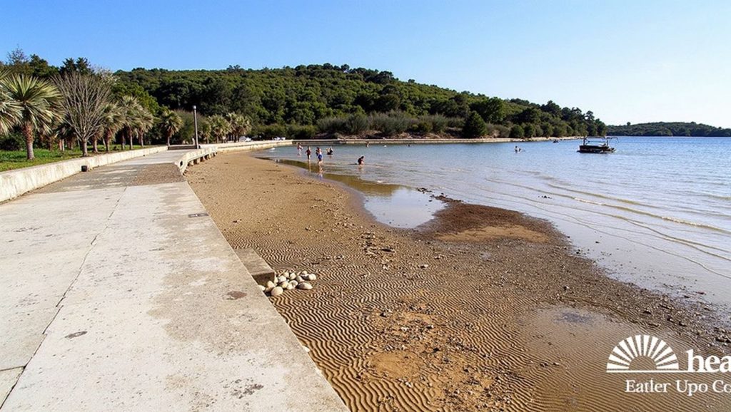 Arena y orilla en V. Sabuša, Croacia, Croacia