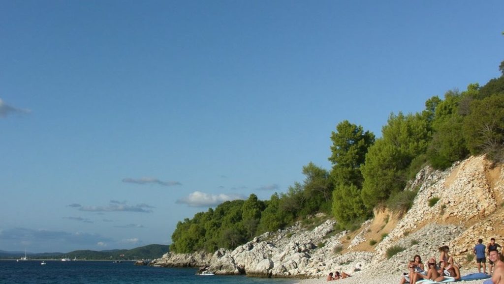 Acceso a Vaja desde el aparcamiento, Grad Korčula