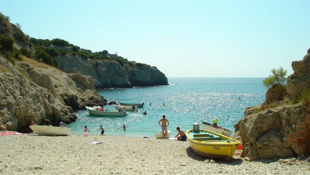 Camino de acceso a Velu Zolo, Croacia, Vis