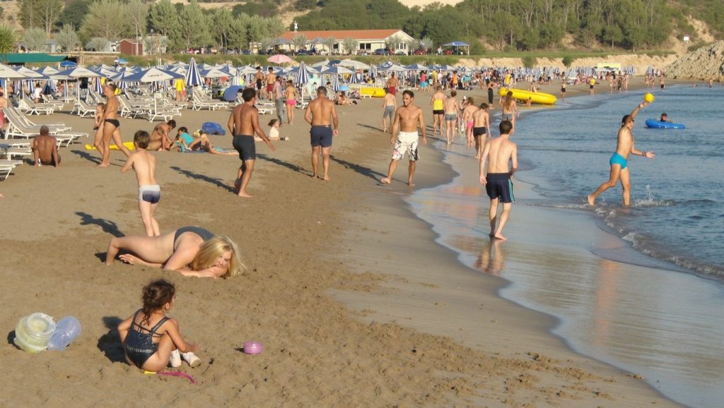 Playa Venus blue beach desde la arena, ?, Chipre