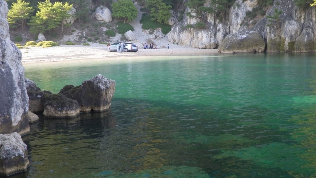 Agua y arena en Vjeter, Vlorë