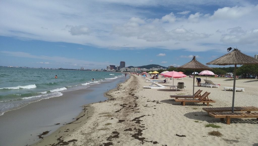 Horizonte desde Wild Beach, Durrës, Albania