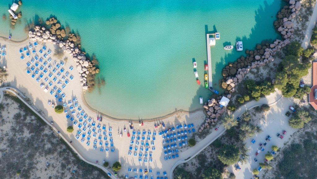 Acceso a Xylofagou Beach desde el aparcamiento, ?