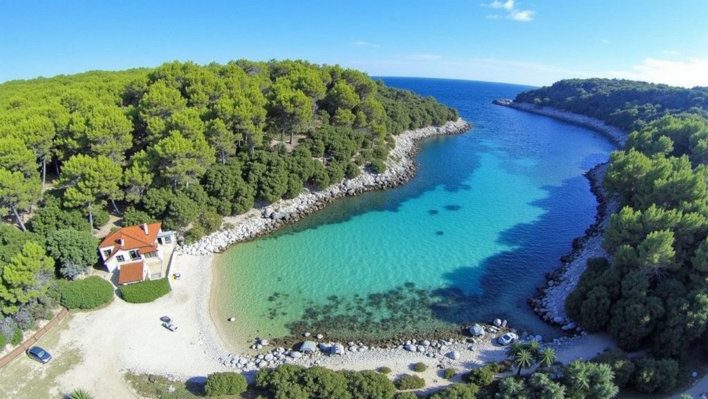 Playa Žal en Croacia, Korčula