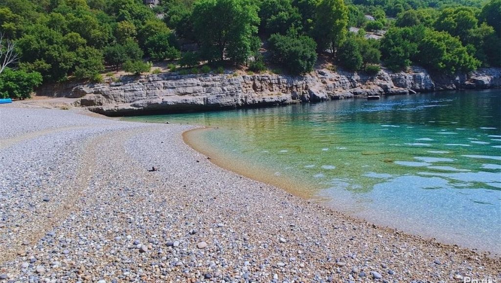 Horizonte desde Žal, Croacia, Korčula