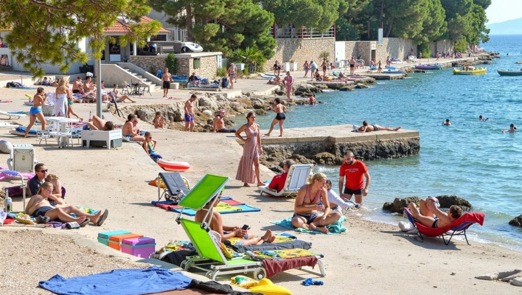 Playa Zamalin en Croacia, Croacia