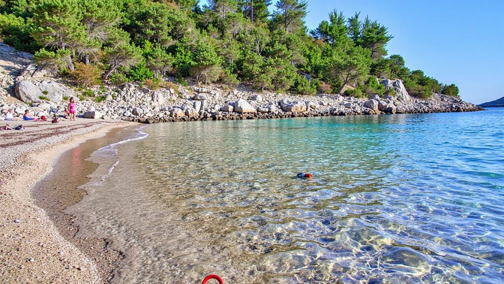 Vista amplia de Žitna en Grad Korčula, Korčula