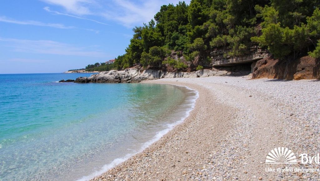 Vista amplia de Žutica en Zavala, Hvar