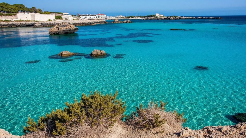 Vista del entorno de Praia, Favignana, Sicilia
