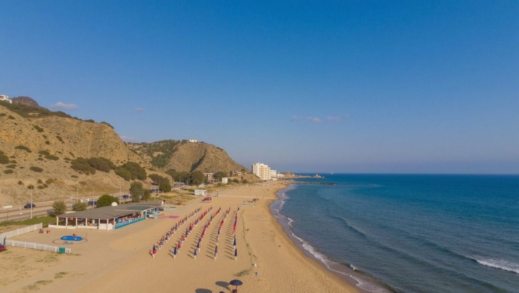 Costa de Siculiana desde Siculiana, Sicilia