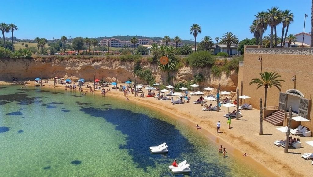Primer plano de la orilla de Spiaggetta di Aretusa, Siracusa