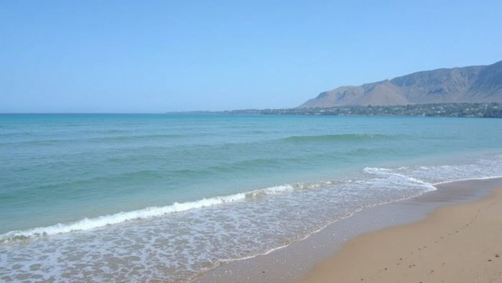 Textura de arena en Spiaggia Ciammarita, Trappeto, Sicilia