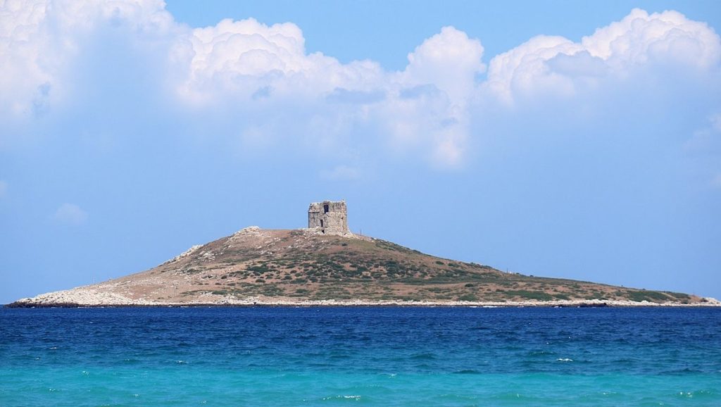 Detalle del agua en Spiaggia de Isola delle Femmine, Isola delle Femmine, Sicilia