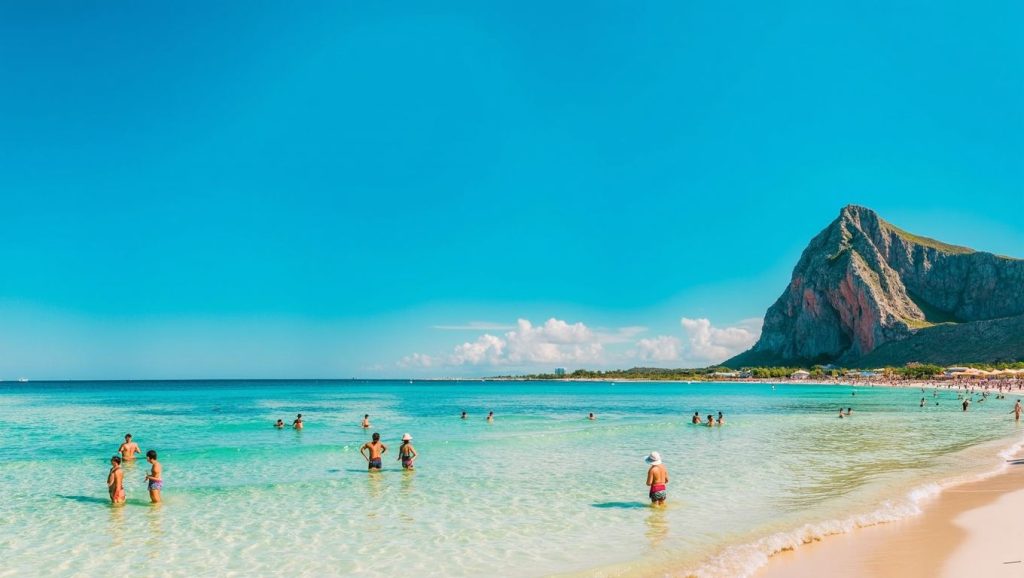 Camino de acceso a Spiaggia di Cala Bove, San Vito Lo Capo, Sicilia