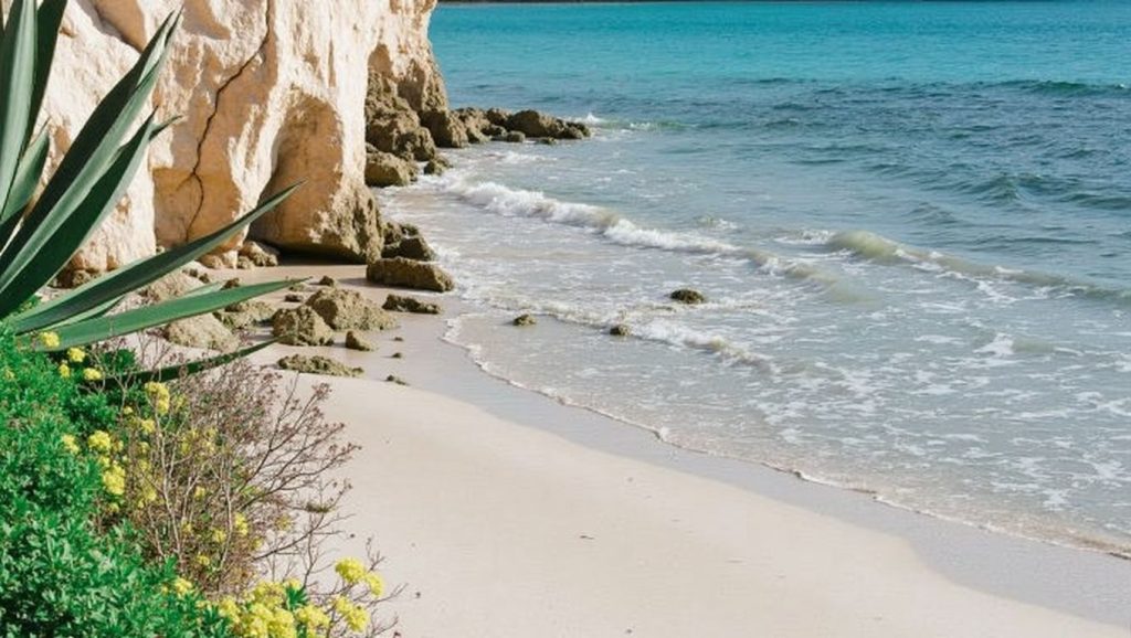Horizonte desde Spiaggia di Fontane Bianche, Avola, Sicilia
