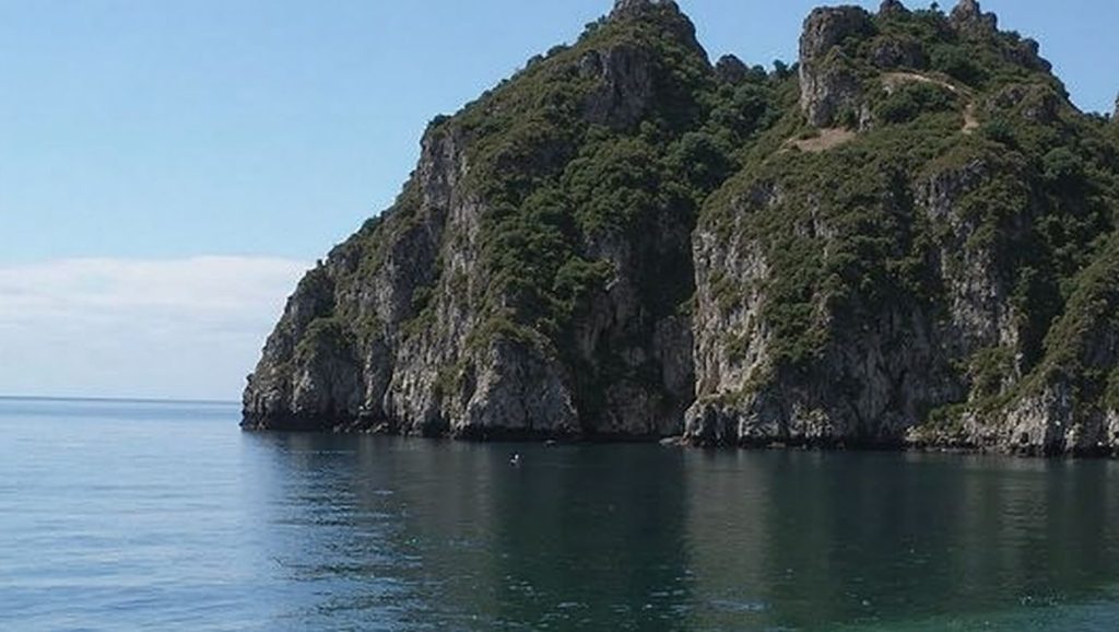 Vista de Spiaggia di Forza d'Agrò desde la orilla, Sant'Alessio Siculo
