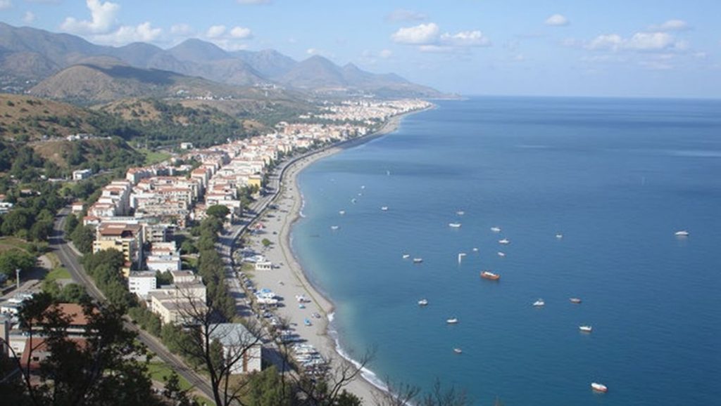 Vista del litoral en Spiaggia di Forza d'Agrò, Sant'Alessio Siculo