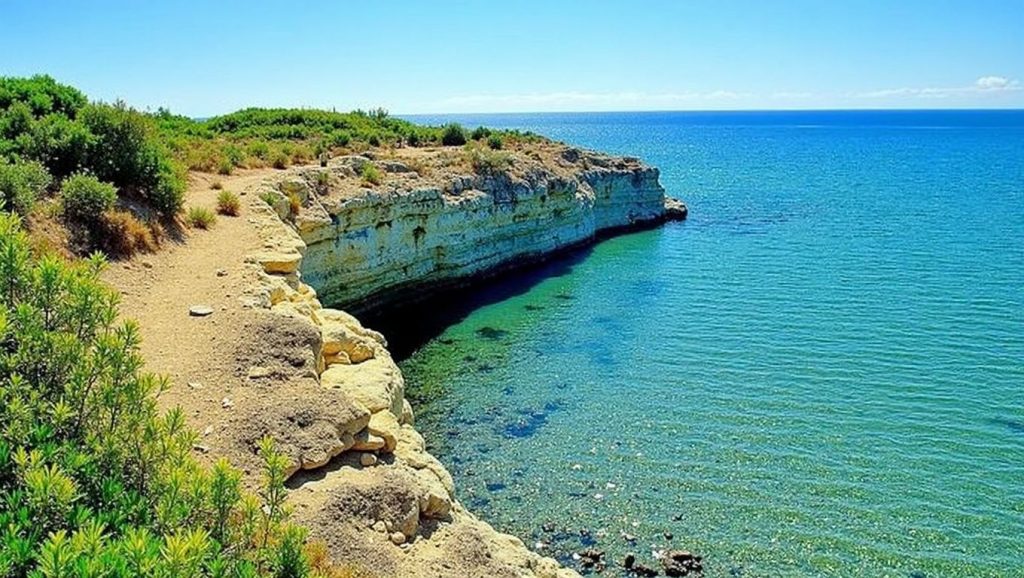 Detalle del agua en Spiaggia di Gallina, Avola, Sicilia