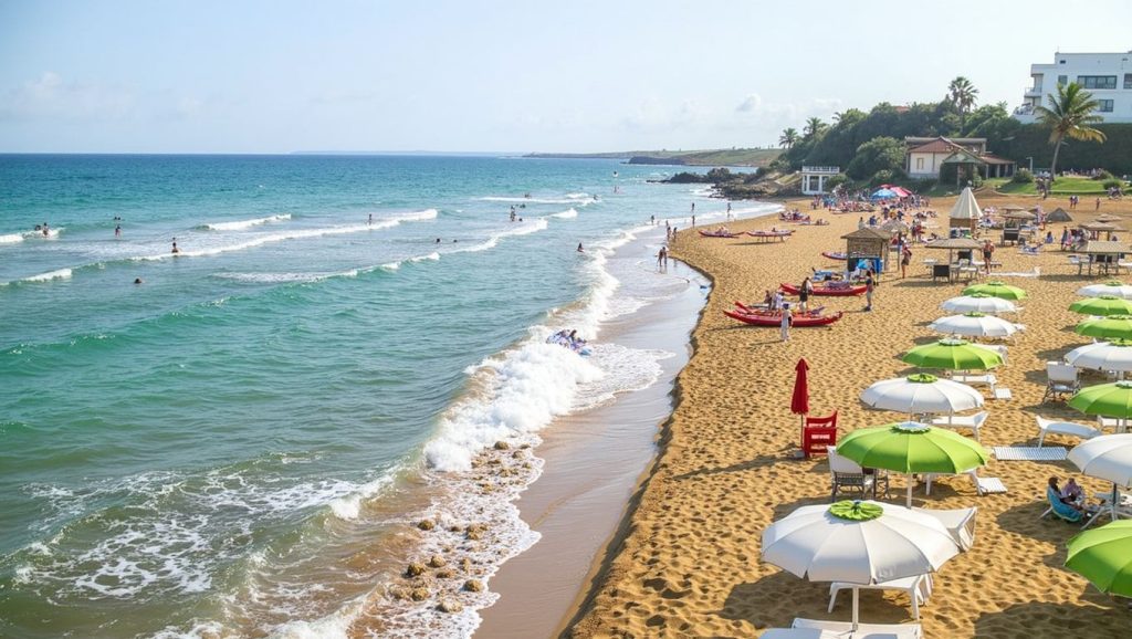 Acceso a Spiaggia di Lido di Noto desde el aparcamiento, Avola