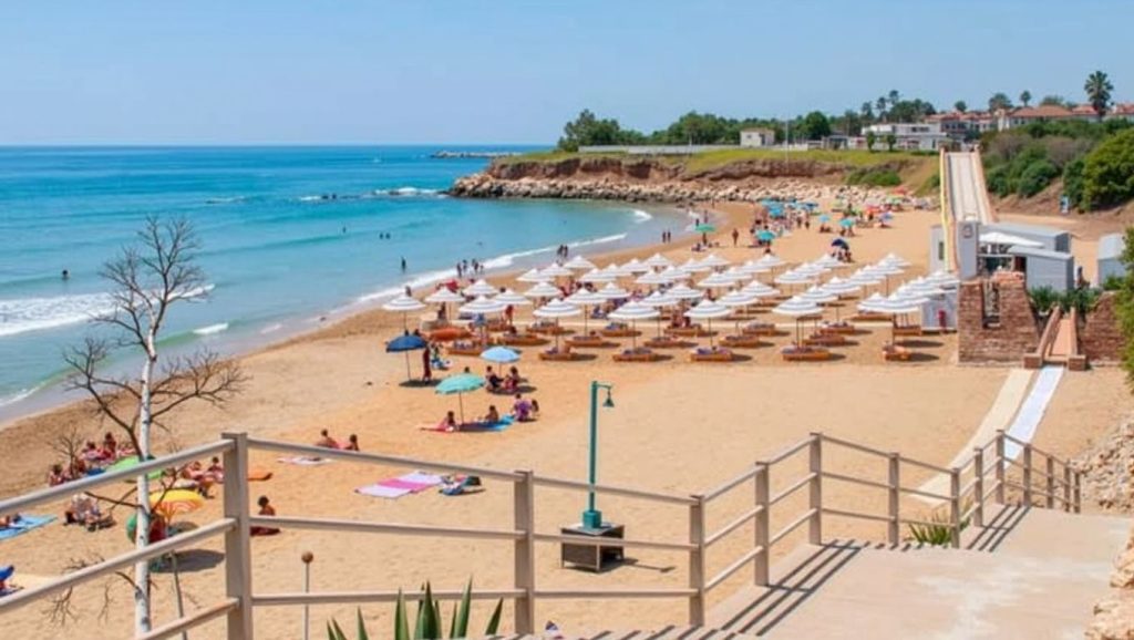 Vista del litoral en Spiaggia di Lido di Noto, Avola